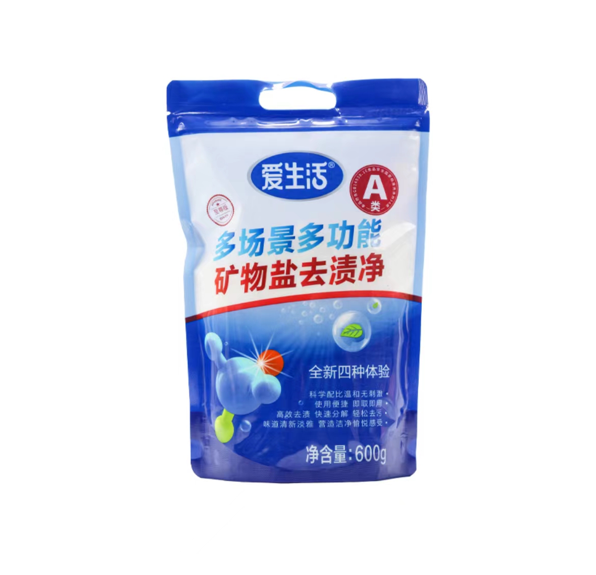다용도 광물염 클리너 제거제 爱生活多场景多效能矿物盐去渍净600g