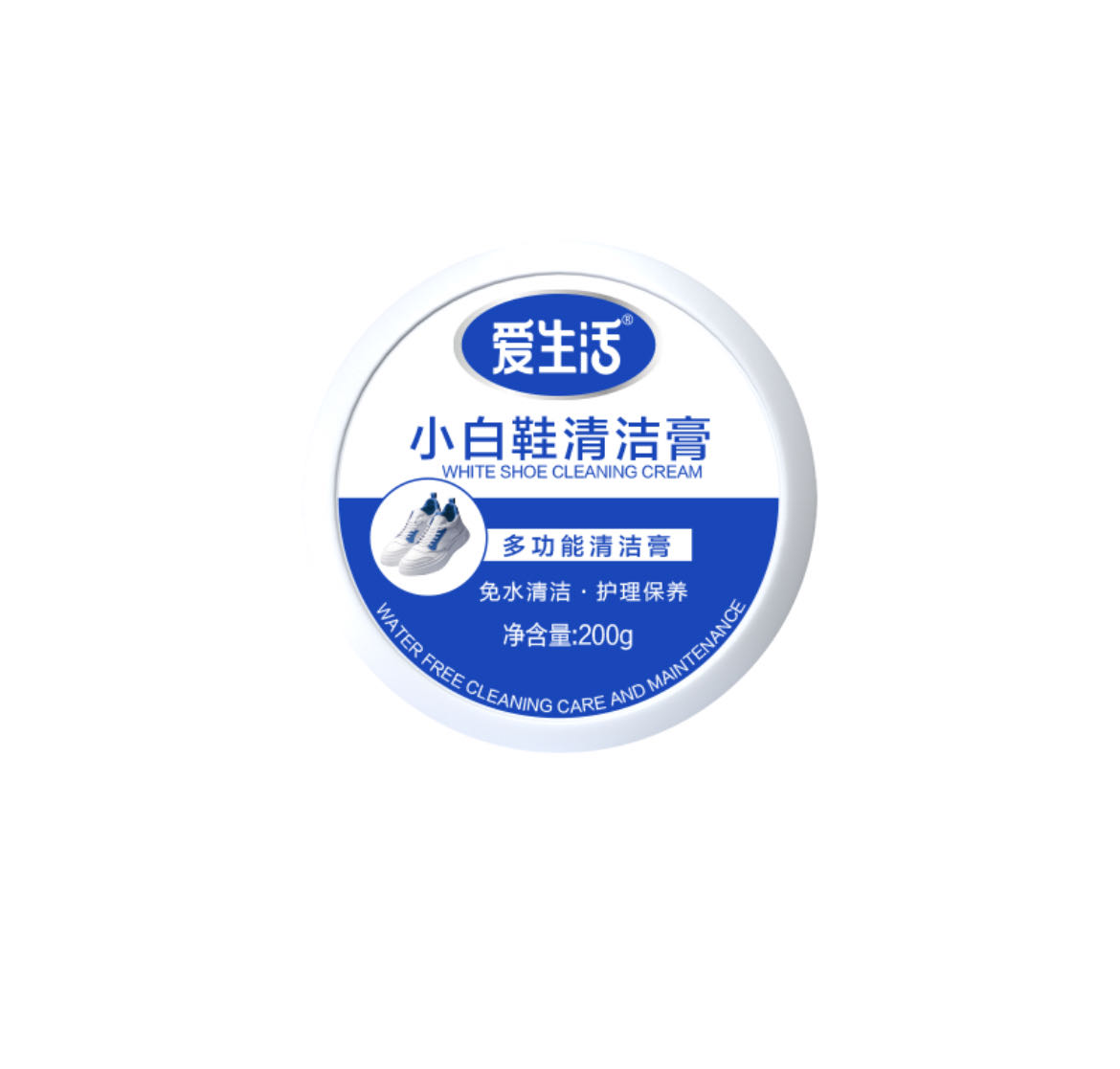 애생활 흰신발 세정제 爱生活小白鞋清洁膏/200g(洗衣卫浴）24新品