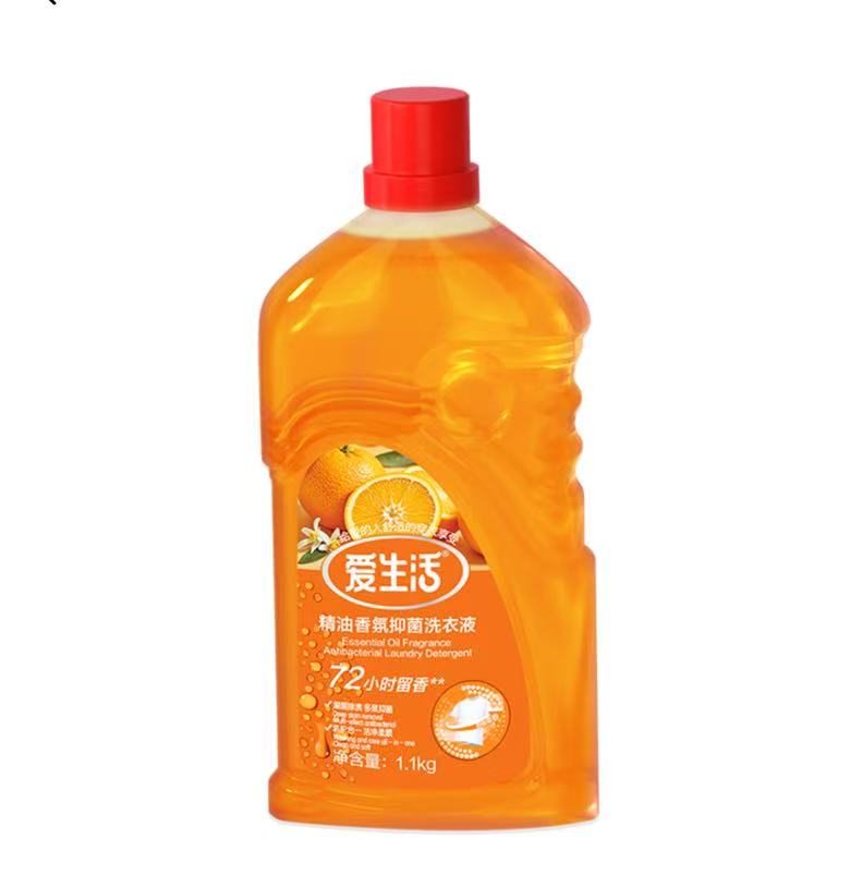 오일향기 세균억제 세탁세제 (오렌지과일향)1.1KG  精油香氛抑菌洗衣液/甜橙果香